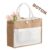 JJ53 BOLSO CANVA + YUTE CON BOTON (NO SUBLIMABLE) 40X30X15cm