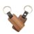 LL24 Llavero Rectangular Bamboo Y Piel