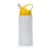 TERMO PARA NIÑO 600mL ALUMINIO TAPA AMARILLO