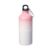 JJ39 TERMO PARA NIÑO 600mL ALUMINIO BLANCO ROSADO