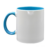 JJ15 Taza Blanca y Azul Con Caja