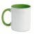 JJ16 Taza Blanca y Verde Con Caja